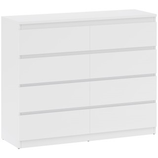 HOMCOM Συρταριέρα 8 Συρταριών 120x39x100 εκ, Λευκή 831-690V85WT HOMCOM Συρταριέρα 8 Συρταριών 120x39x100 εκ, Λευκή 831-690V85WT