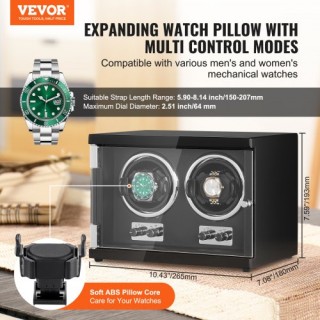 Διπλός Κουρδιστής Ρολογιών VEVOR με 2 Κινητήρες Mabuchi  SBZDSLH2Z0...