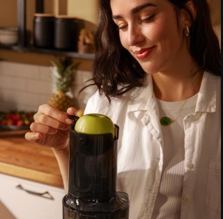 Αποχυμωτής Αργής Συμπίεσης Juice&Live 1500 Slim 200W με Στόμιο 82mm...