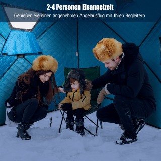 Costway Μονωμένη Πτυσσόμενη Σκηνή Ψαρέματος στον Πάγο με Επενδεδυμέ... Costway Μονωμένη Πτυσσόμενη Σκηνή Ψαρέματος στον Πάγο με Επενδεδυμέ...