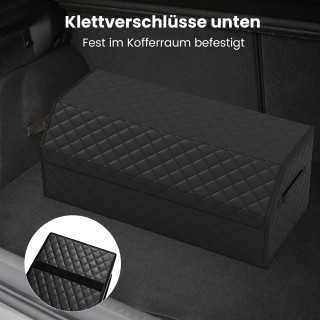 Costway Οργανωτής Πορτ-μπαγκάζ Αυτοκινήτου από Δέρμα με Καπάκι & Ευ... Costway Οργανωτής Πορτ-μπαγκάζ Αυτοκινήτου από Δέρμα με Καπάκι & Ευ...