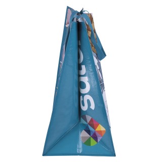 Galileo Τσάντα Αγορών Botanico Μπλε 45x25x45cm Satur 2187997