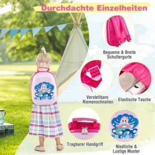 Costway Σετ Παιδικές Βαλίτσες & Σακίδιο από Ανθεκτικό Υλικό με Γορ... Costway Σετ Παιδικές Βαλίτσες & Σακίδιο από Ανθεκτικό Υλικό με Γορ...