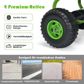 Costway Παιδικό Ποδήλατο Go Kart με Πεντάλ και Ρυθμιζόμενο Κάθισμα... Costway Παιδικό Ποδήλατο Go Kart με Πεντάλ και Ρυθμιζόμενο Κάθισμα...