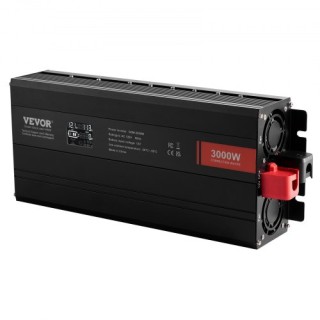 VEVOR Τροποποιημένο Ημιτονοειδές Inverter 3000W DC12V σε AC230V με ...