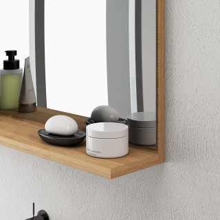 Kleankin Καθρέφτης Μπάνιου με Ράφι, 60x12x40 εκ. 834-723V00ND