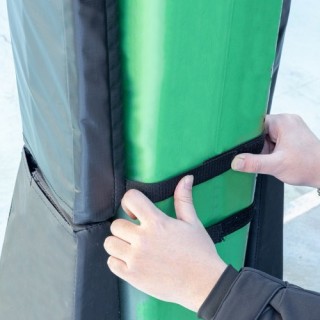 VEVOR Μαξιλάρι Μπασκέτας 163cm Ανθεκτικό 18x18in Τετράγωνο Πόλο TXK...