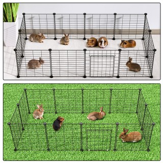 BAKAJI  Περίβλημα Μικρών Ζώων με Ανοιγόμενη Πόρτα για Χάμστερ Κουνέ...