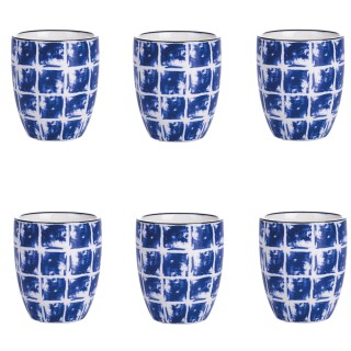 Villa dEste Home Σετ 6 Κούπες Καφέ 90 ml από Γκρες με Γεωμετρικό Σχ... Villa dEste Home Σετ 6 Κούπες Καφέ 90 ml από Γκρες με Γεωμετρικό Σχ...