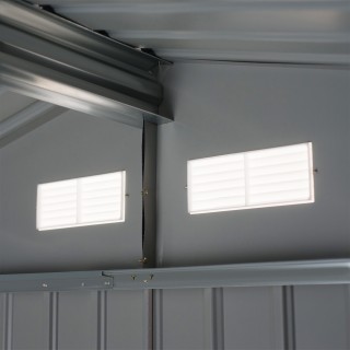 Outsunny Garden Shed Εργαλειοθήκη σε Ατσάλι, Υπόστεγο Κήπου από Ατσ...