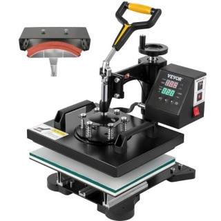 Μηχανή Θερμομεταφοράς VEVOR 10x12, 2σε1 για Μπλουζάκια & Καπέλα DG... Μηχανή Θερμομεταφοράς VEVOR 10x12, 2σε1 για Μπλουζάκια & Καπέλα DG...