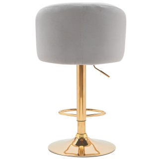 BAKAJI Σετ 2 Σκαμπό Κουζίνας Ρυθμιζόμενου Ύψους σε Γκρι Βελούδο κα... BAKAJI Σετ 2 Σκαμπό Κουζίνας Ρυθμιζόμενου Ύψους σε Γκρι Βελούδο κα...