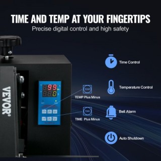 VEVOR  Μηχανή Θερμομεταφοράς 16x20 για Εκτυπώσεις σε Μπλουζάκια GDS...