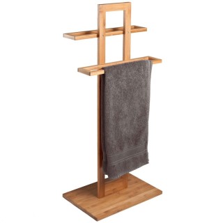 BAKAJI Βάση Πετσέτας Δαπέδου Από Ξύλο Μπαμπού 2 Βραχίονες Στήλη Μπ... BAKAJI Βάση Πετσέτας Δαπέδου Από Ξύλο Μπαμπού 2 Βραχίονες Στήλη Μπ...