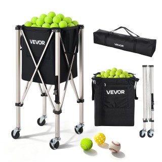 VEVOR Καρότσι συλλογής μπαλών τένις και pickleball, πτυσσόμενο, με ... VEVOR Καρότσι συλλογής μπαλών τένις και pickleball, πτυσσόμενο, με ...