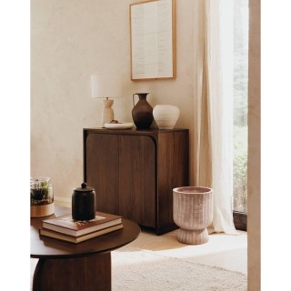 Atmosphera Σετ 2 Διακοσμητικών Δίσκων από Δολομίτη  211501