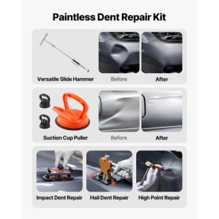 VEVOR Σύστημα Αφαίρεσης Χτυπημάτων 100 Τεμ με Εργαλεία για Αυτοκίνη...