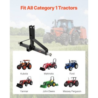 VEVOR Δέκτης Ρυμουλκούμενου 3 Σημείων 2 Κατηγορίας 1 Τρακτέρ Γρήγορ... VEVOR Δέκτης Ρυμουλκούμενου 3 Σημείων 2 Κατηγορίας 1 Τρακτέρ Γρήγορ...