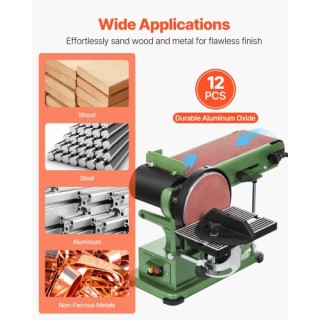 VEVOR Ταινίες Λείανσης 202mm x 485mm, 80 Κόκκοι Αλουμινίου Οξειδίου... VEVOR Ταινίες Λείανσης 202mm x 485mm, 80 Κόκκοι Αλουμινίου Οξειδίου...