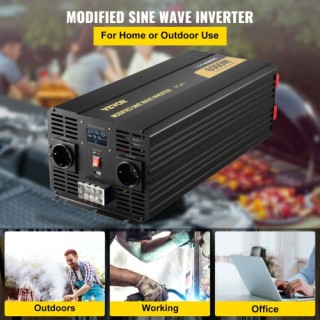 VEVOR Μετατροπέας Ισχύος 6000W 12V σε 230V LCD  MCPXZXNBQXZXLKN41V2
