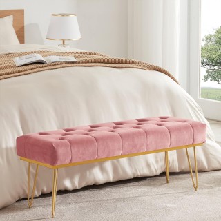 Shally Dogan  Πάγκος Πέντε σε Ροζ Ύφασμα για Είσοδο Υπνοδωματίου Κα...