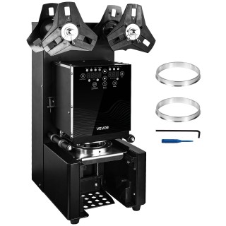 VEVOR Πλήρως Αυτόματη Μηχανή Σφράγισης Ποτηριών, 190 mm Ύψος & 90/9... VEVOR Πλήρως Αυτόματη Μηχανή Σφράγισης Ποτηριών, 190 mm Ύψος & 90/9...
