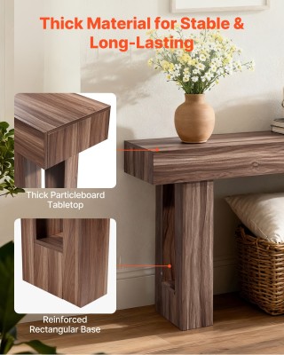 VEVOR Ξύλινο Ράφι 160εκ - Φαρμαχουζ Στυλ για Καναπέ ή Είσοδο BSXGZE...