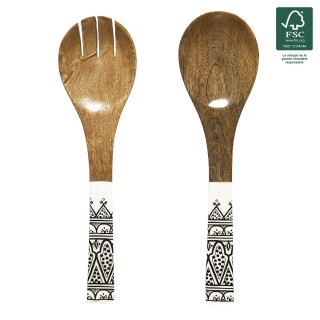 Σετ Σερβιρίσματος Σαλάτας από Ξύλο Μάνγκο Dune - Μαύρο KA0573 Home ... Σετ Σερβιρίσματος Σαλάτας από Ξύλο Μάνγκο Dune - Μαύρο KA0573 Home ...