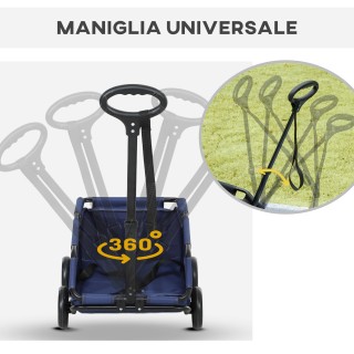 PawHut Πτυσσόμενο καροτσάκι για σκύλους με τσάντα και μαξιλάρι, από... PawHut Πτυσσόμενο καροτσάκι για σκύλους με τσάντα και μαξιλάρι, από...