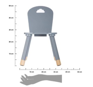 Παιδική Καρέκλα Halmar Sweet Γκρι 127153C Atmosphera Παιδική Καρέκλα Halmar Sweet Γκρι 127153C Atmosphera