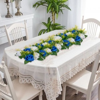 VEVOR Μπάλες Λουλουδιών για Γάμο 10 Τεμάχια Μπλε και Λευκό ZSHQTXLS... VEVOR Μπάλες Λουλουδιών για Γάμο 10 Τεμάχια Μπλε και Λευκό ZSHQTXLS...