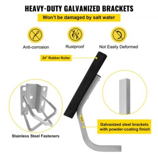 Οδηγοί Τρέιλερ Βάρκας VEVOR, 24, Ζεύγος Οδηγών Πόντον, Ατσάλινοι Οδ...