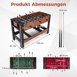 Costway Πολυλειτουργικός 2 σε 1 Περιστρεφόμενος Παιχνιδότοπος Ποδοσ...