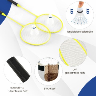 Costway Σετ Μπάντμιντον Υψηλής Ποιότητας με Φορητό Δίκτυ και Αξεσου... Costway Σετ Μπάντμιντον Υψηλής Ποιότητας με Φορητό Δίκτυ και Αξεσου...