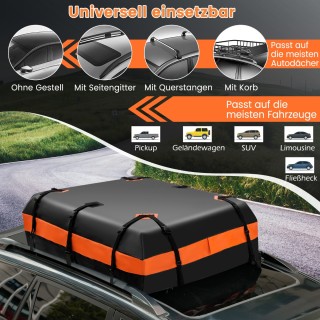 Costway Αδιάβροχη Σκεπή Αυτοκινήτου με Χωρητικότητα 450L και Κλειδα... Costway Αδιάβροχη Σκεπή Αυτοκινήτου με Χωρητικότητα 450L και Κλειδα...