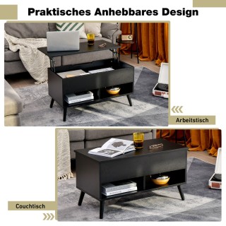 Costway Μοντέρνο Τραπεζάκι Σαλονιού με Ανυψούμενη Επιφάνεια και Απ... Costway Μοντέρνο Τραπεζάκι Σαλονιού με Ανυψούμενη Επιφάνεια και Απ...