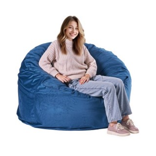 VEVOR Στρογγυλή Πολυθρόνα Bean Bag με Αφαιρούμενο και Πλενόμενο Κάλ... VEVOR Στρογγυλή Πολυθρόνα Bean Bag με Αφαιρούμενο και Πλενόμενο Κάλ...