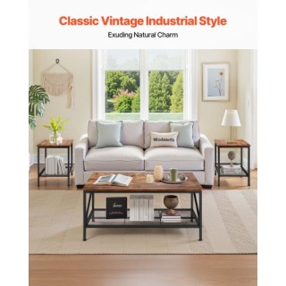 Σετ Τραπεζιών Καθιστικού 3 Τεμαχίων με Τραπεζάκι Καφέ 1050 x 600 x ... Σετ Τραπεζιών Καθιστικού 3 Τεμαχίων με Τραπεζάκι Καφέ 1050 x 600 x ...