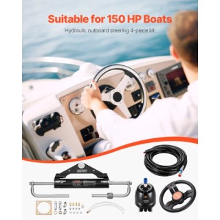 VEVOR Σετ Υδραυλικής Τιμόνευσης Σκαφών έως 150HP - Μοντέλο NR150 YY... VEVOR Σετ Υδραυλικής Τιμόνευσης Σκαφών έως 150HP - Μοντέλο NR150 YY...