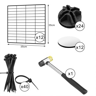 BAKAJI Προσαρμόσιμος χώρος για μικρά ζώα για χάμστερ και κουνέλια ... BAKAJI Προσαρμόσιμος χώρος για μικρά ζώα για χάμστερ και κουνέλια ...
