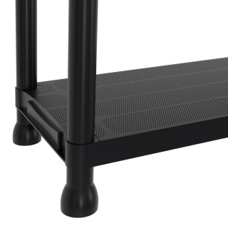 Πλαστική Ραφιέρα Αποθήκευσης με 4 Ράφια 61 x 31 x 131 cm Μαύρο 200... Πλαστική Ραφιέρα Αποθήκευσης με 4 Ράφια 61 x 31 x 131 cm Μαύρο 200...