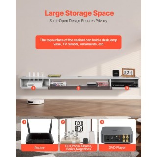 VEVOR Κρεμαστή Βάση Τηλεόρασης 70 με Καλώδιο  180  x 23,6  x 16 cm-...