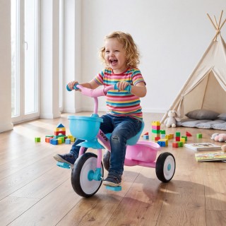 VEVOR Τρίκυκλο Ποδήλατο για Παιδιά 2-5 Ετών με Ρυθμιζόμενο Κάθισμα,...