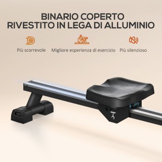 SPORTNOW Πτυσσόμενο Κωπηλατικό με Νερό με 6 Επίπεδα Αντίστασης από ...