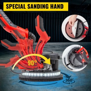 Τίτλος: Ηλεκτρικό Τριβείο Γυψοσανίδας VEVOR 750W με LED και Σακούλα...