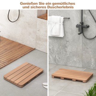 Costway χαλάκι τουαλέτας 60 x 48 cm από Hips ξύλινο σχέδιο, χαλάκι ... Costway χαλάκι τουαλέτας 60 x 48 cm από Hips ξύλινο σχέδιο, χαλάκι ...