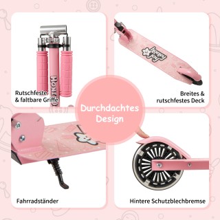 Costway  Πτυσσόμενο Παιδικό Πατίνι με LED Ρόδες και Ρυθμιζόμενο Τιμ...