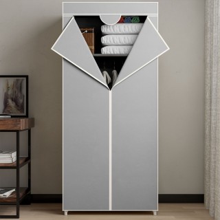 BAKAJI Ντουλάπα από ύφασμα TNT Γκαρνταρόμπα Κρεμάστρα με ράφι 70x4... BAKAJI Ντουλάπα από ύφασμα TNT Γκαρνταρόμπα Κρεμάστρα με ράφι 70x4...