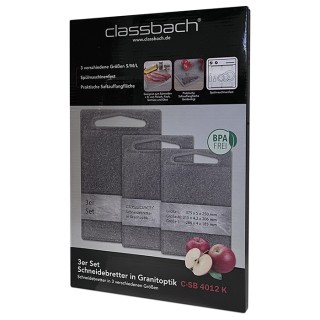 Σετ Επιφάνειες Κοπής 3 Τεμαχίων σε Ανοιχτό Γκρι C-SB4012K-Lgrey CLA... Σετ Επιφάνειες Κοπής 3 Τεμαχίων σε Ανοιχτό Γκρι C-SB4012K-Lgrey CLA...