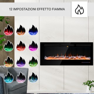 BAKAJI Ηλεκτρικό Τζάκι Livigno Εντοιχισμένο Θερμαντικό Τζάκι Τοίχου... BAKAJI Ηλεκτρικό Τζάκι Livigno Εντοιχισμένο Θερμαντικό Τζάκι Τοίχου...